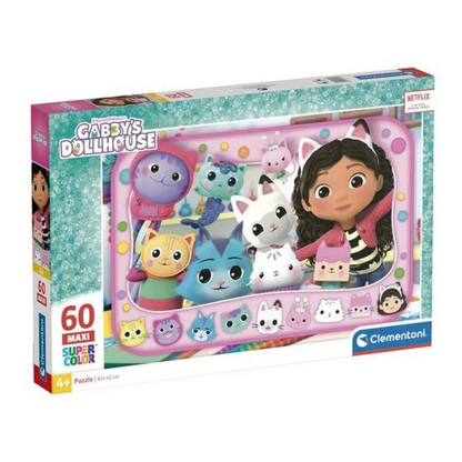 Clementoni Puzzle Παιδικό Maxi Super Color Gabby's Dollhouse 60 τμχ