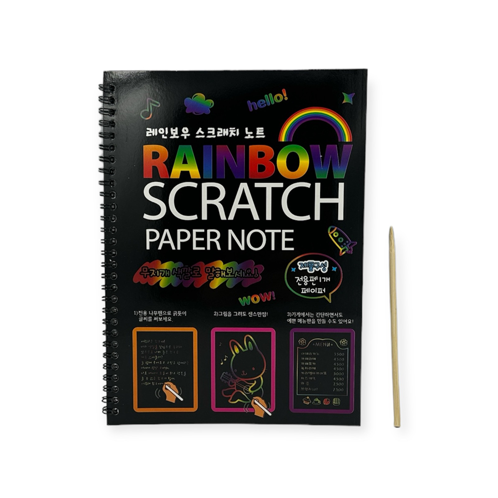 OEMΤετράδιο Rainbow Scratch Paper Notepapell.gr