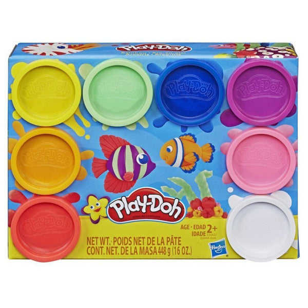 HASBROPlay Doh Πλαστελίνες Rainbow 8 Χρώματαpapell.gr