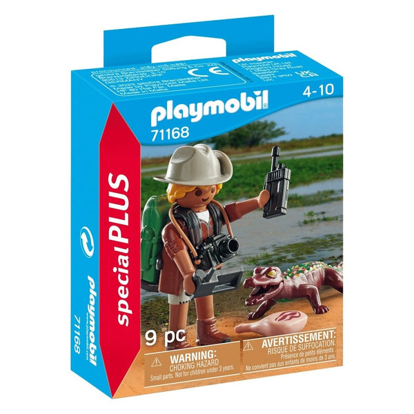 71168 Playmobil Special Plus Εξερευνητhς Με Αλιγaτορα