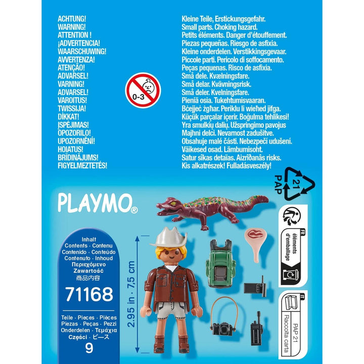 71168 Playmobil Special Plus Εξερευνητhς Με Αλιγaτορα