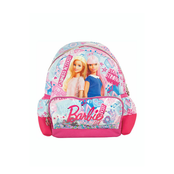 Gim Σχολική Τσάντα Πλάτης Νηπίου Mini Barbie Girl Power 25(Μ)χ15(Π)χ30(Υ) εκ