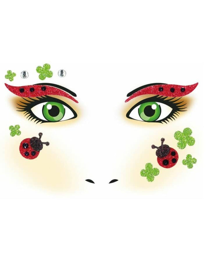 Herma Face Art Sticker Ladybug