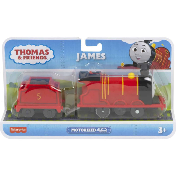 Fisher Price Thomas &Amp; Friends Μηχανοκινητα Τρενα Με Βαγονι James