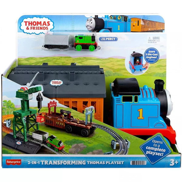 Fisher Price Thomas &Amp; Friends 2 Σε 1 - Μεταμορφωση Του Τομας Σε Σταθμο