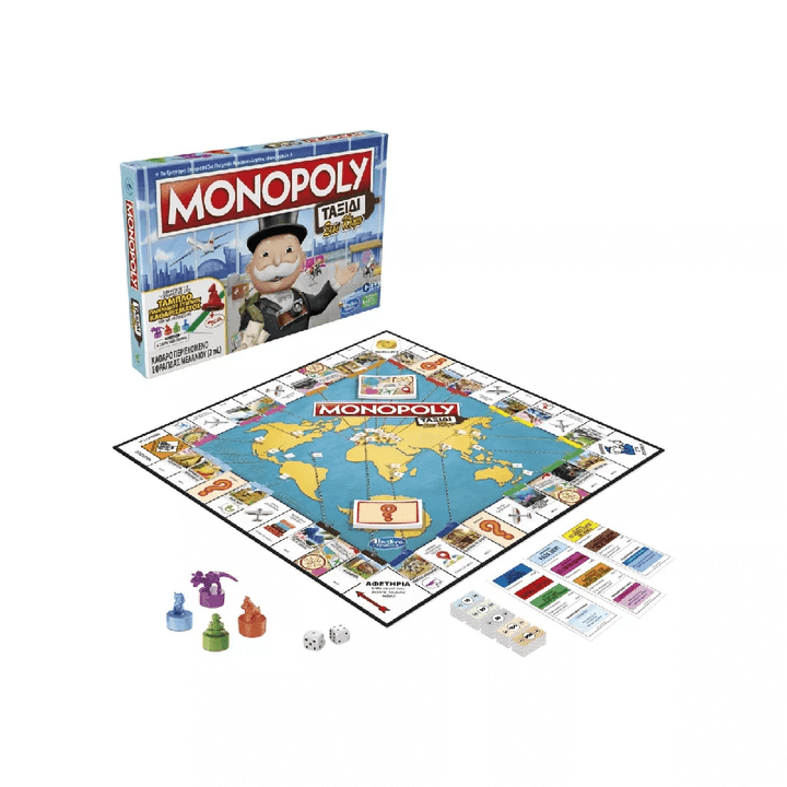 Hasbro Monopoly Travel World Tour Ταξιδι Στον Κοσμο