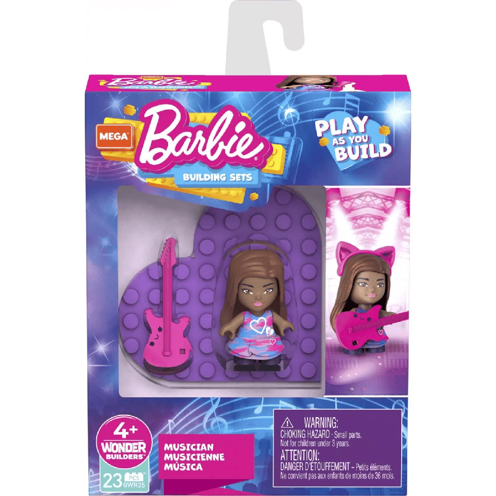 Mega Bloks Barbie Φιγουρες Με Αξεσουαρ Musician